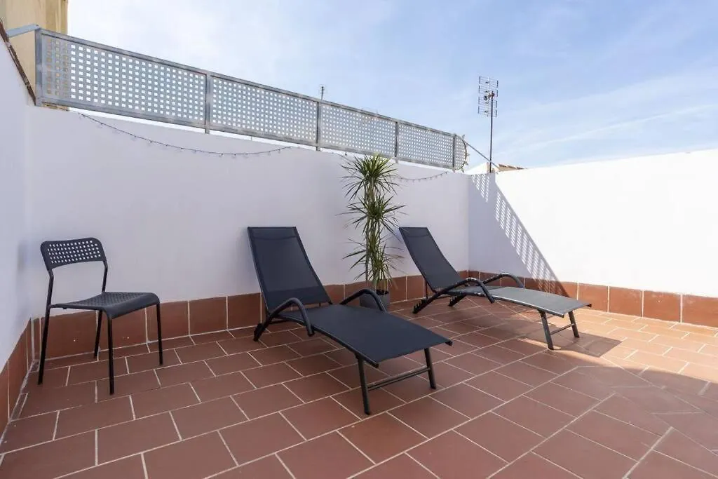 Large Private Terrace 2 Bedroom Malaga Apartment